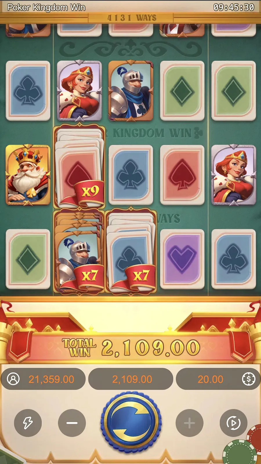 ภาพฟีเจอร์ Poker Kingdom Win ลำดับที่ 5
