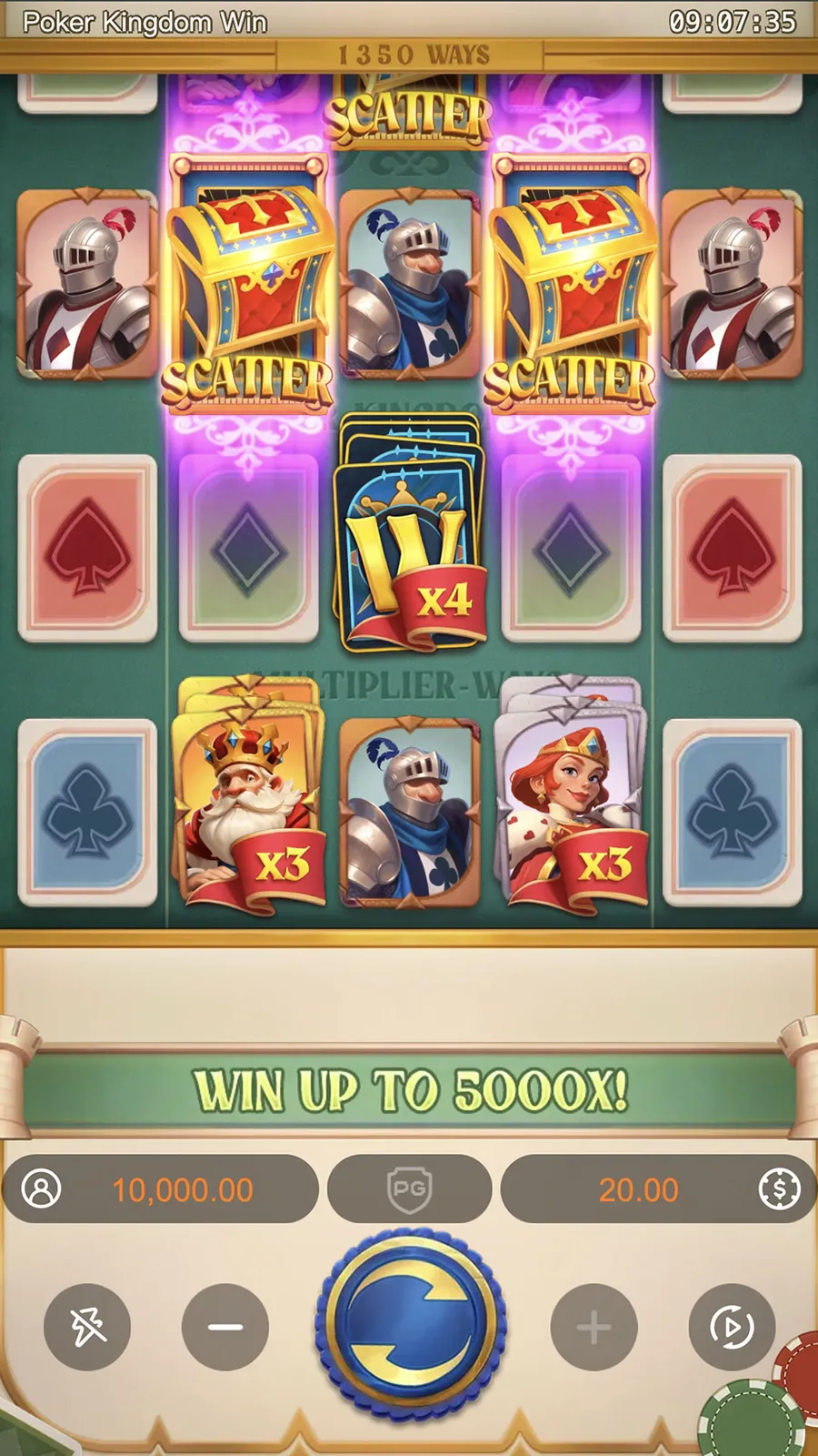 ภาพฟีเจอร์ Poker Kingdom Win ลำดับที่ 6